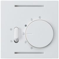 Thermostat Hager kallysto A, mit Schalter Heizen/Kühlen, weiss
