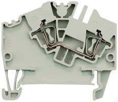 Durchgangs-Reihenklemme Weidmüller ZDU 2.5-2 Zugfeder 2.5mm² TS35 beige