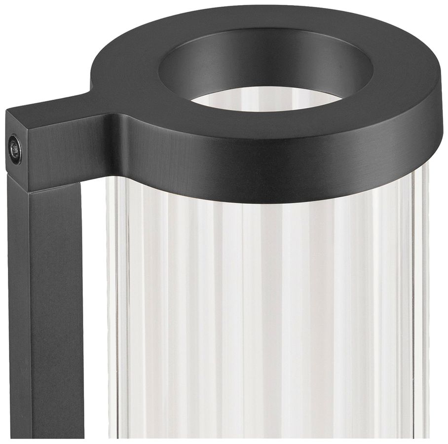 Applique LED SLV QUIMERA 8.2W 320lm 927/930 VAR Ø76×413mm noir