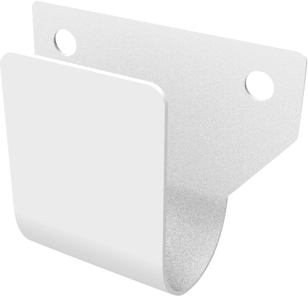 Universalhalter für Ladekabel Anschraubbar / Farbe: weiss