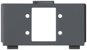 Modulo multimedia M3 FO vuoto per 2 E2000 compact kallysto antracite