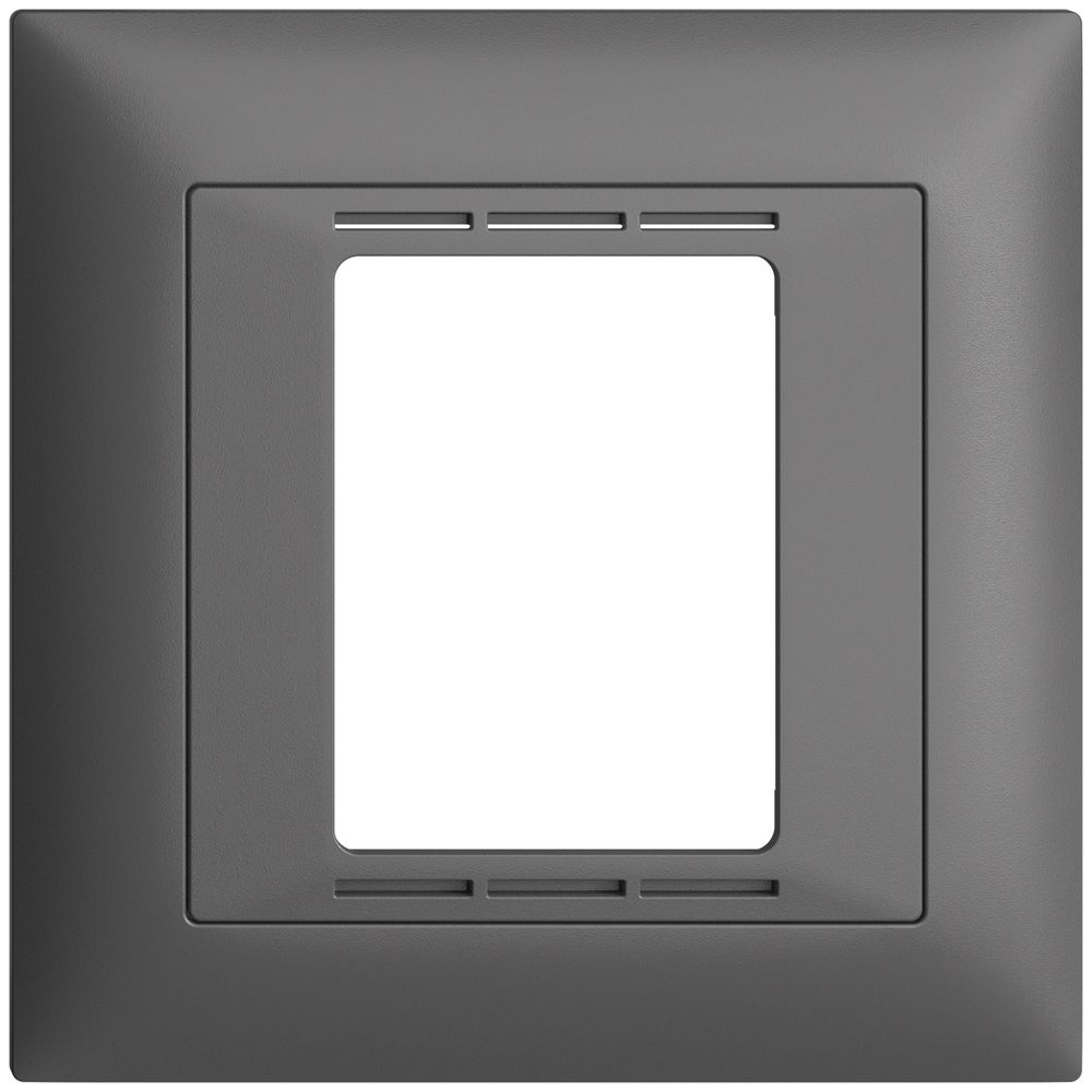 Kit frontale INC EDIZIOdue FMI grigio scuro per termostato ambient.c.display