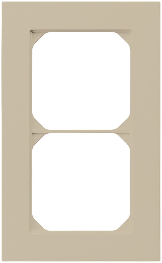 UP-Abdeckrahmen kallysto.pro 2×1 beige 94×154mm
