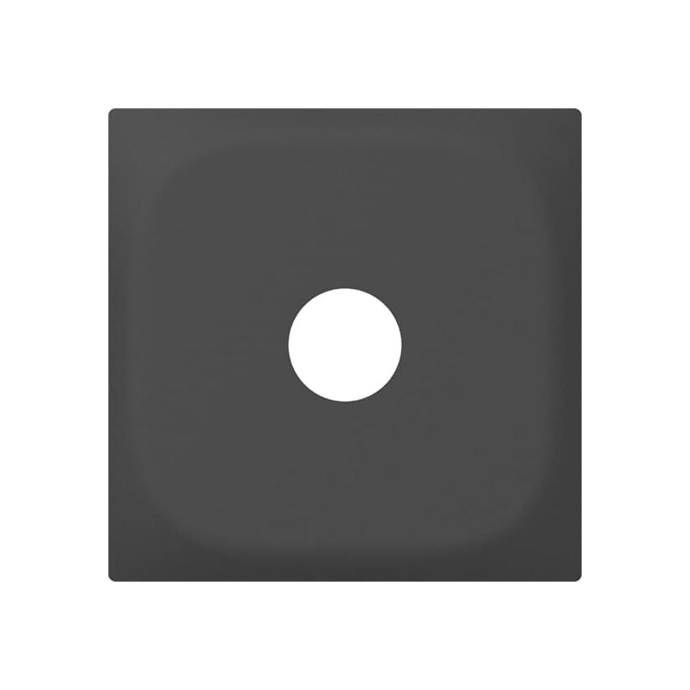 Cadre frontal ABB SIDUS 60×60mm sans gravure anthracite