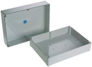 Boîtier AP Woertz Lithos 300×230×110mm gris clair IP65 ABS