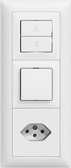 UP-Kombination Edue 3x1, Storenschalter 1K + 3/1L + T13