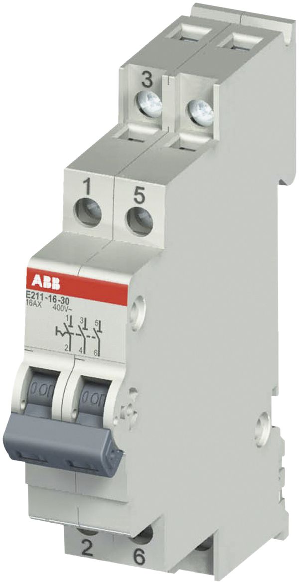 Interruttore AMD ABB E211, 16A/250V 3L 3Ch, 1UM, "0-I"
