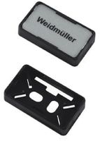 Supporto Weidmüller MultiCard CC p.Marcatore per apparecchi, 15×27mm PA66 nero