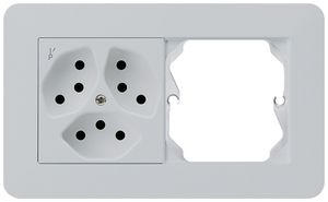 UP-Kombination kallysto.trend Gr.I-I horizontal 3×Typ 13S+leer lichtgrau