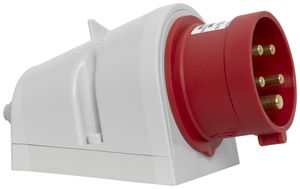 AP-Wandgerätestecker Brennenstuhl CEE 16A 5P 400V 6h rot 151×78×82mm IP44