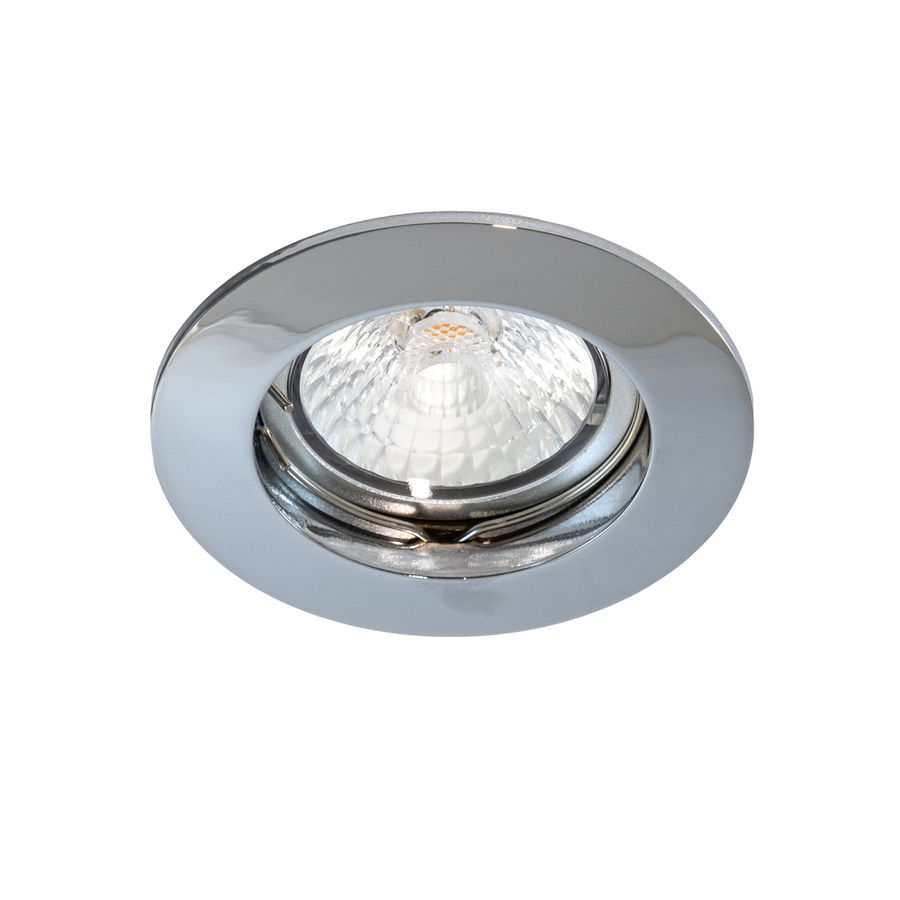 Einbauspot N-5030, starr, chrom mit Spannfeder, für Ausschnitt 65mm