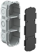 UP-Einlasskasten AGRO Gr.I 1×3 mit Trennwand