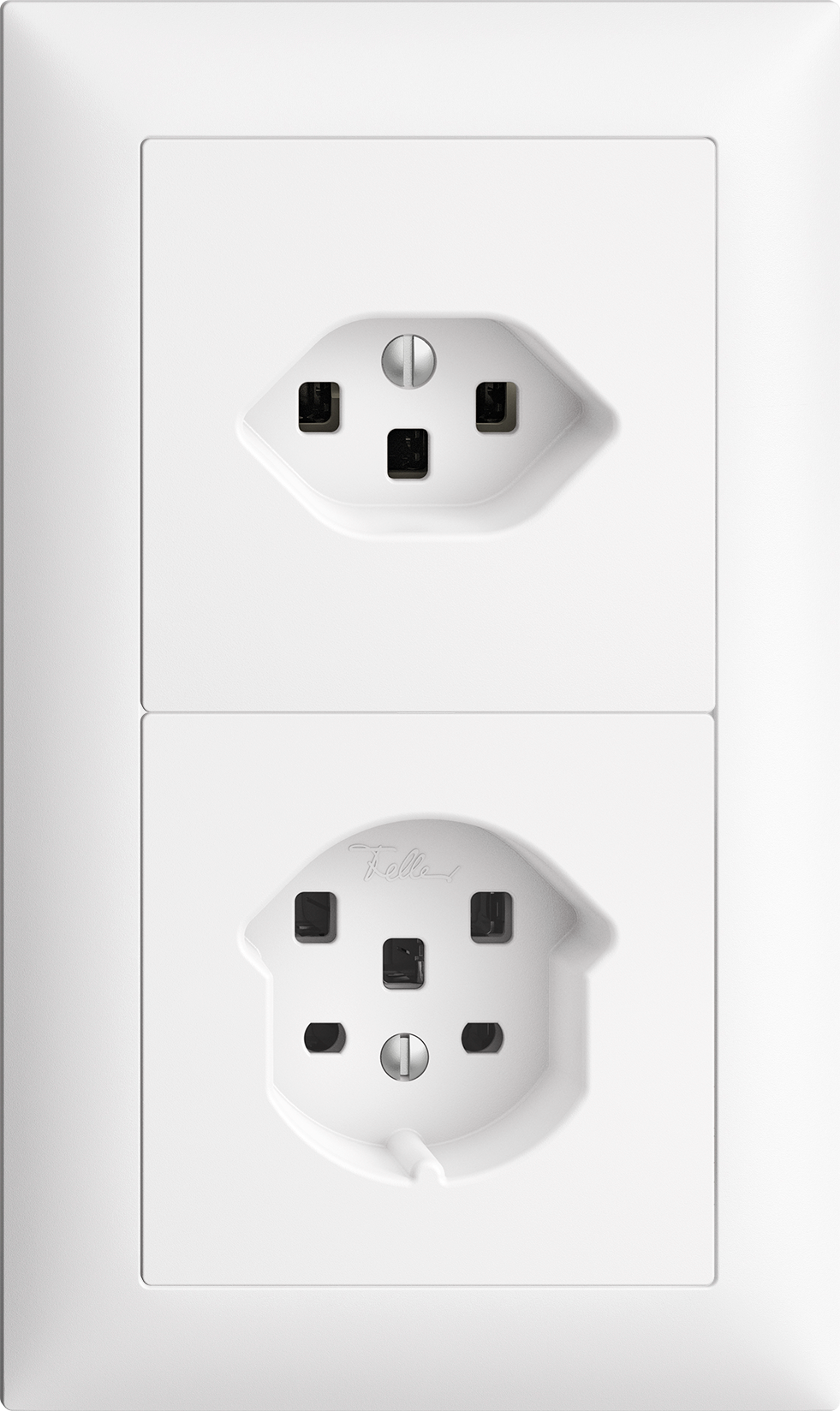 Combinaison ENC Edue 2×1 T 23 + T 25 m. Bornes enfichables bc