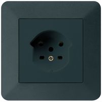 UP-Steckdose kallysto.trend T15 schwarz Schraubklemme