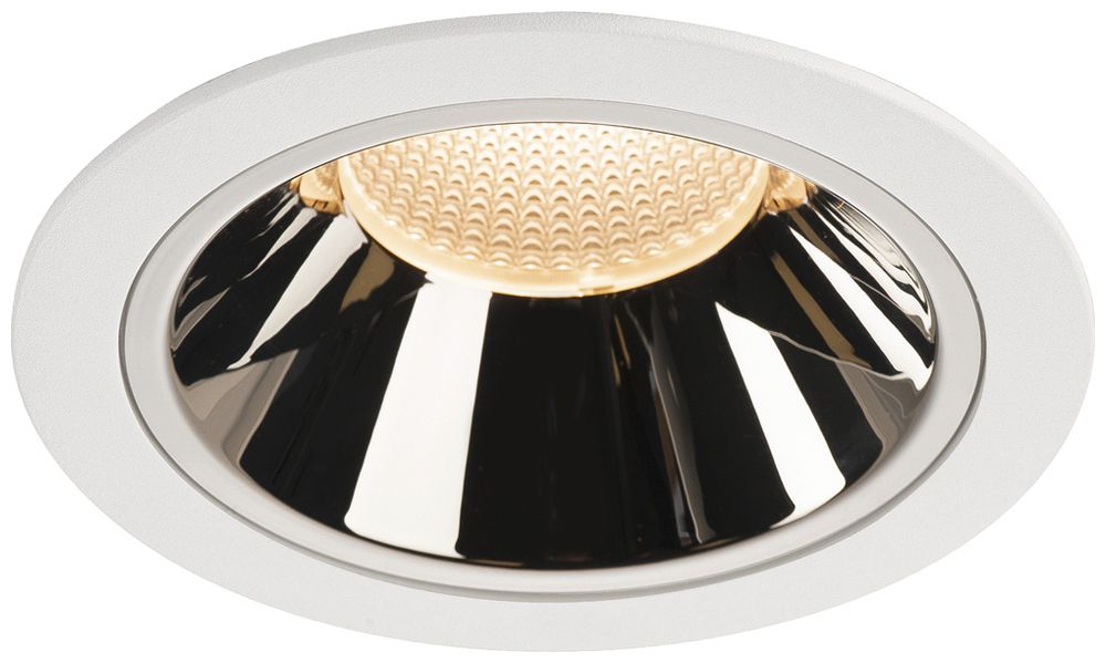 LED-Downlight SLV NUMINOS XL 37.4W 3400lm 2700K 55° DIM Ø160×108mm ws/Cr