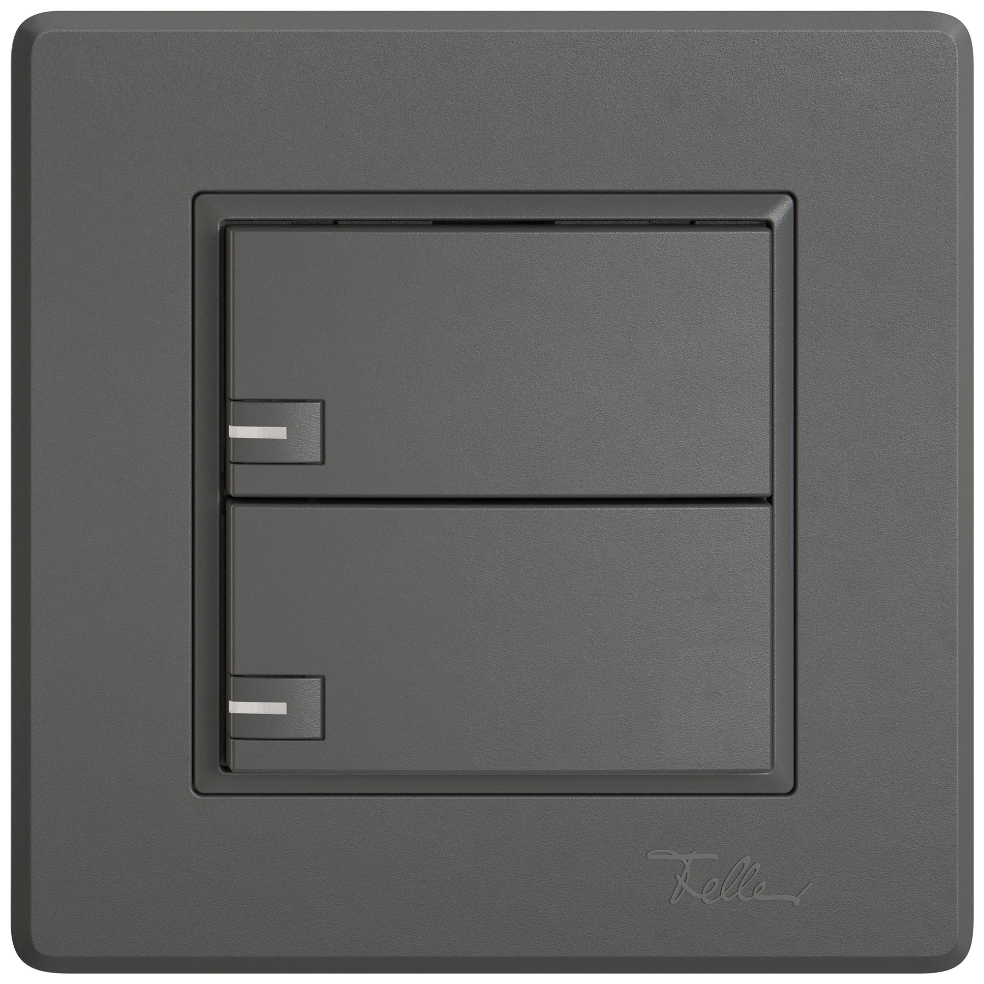 UP-Universaltaster EDIZIO.liv UNI SNAPFIX® 12…48V m.LED blau 2× 1-Tbed.dgu