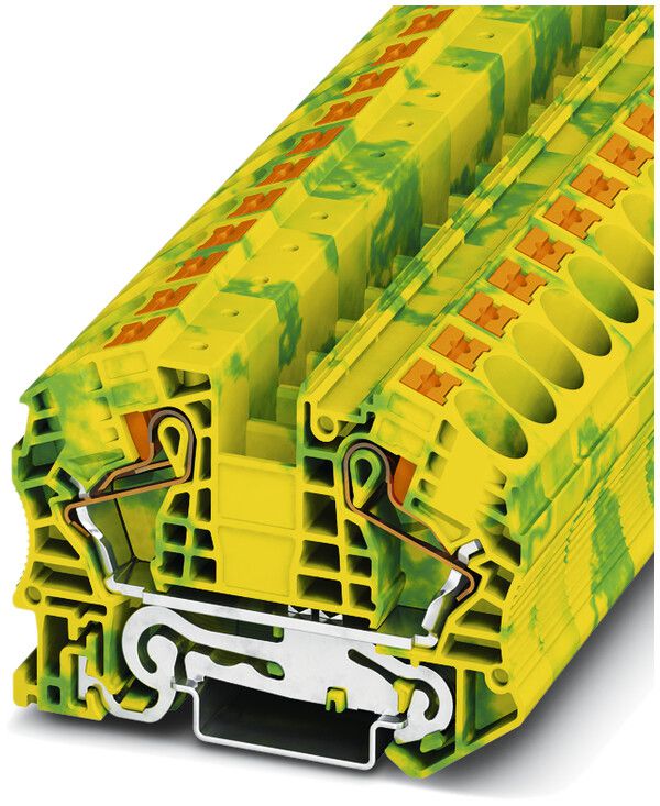 Morsetto di protez.0.5…25mm² Push-In verde/giallo