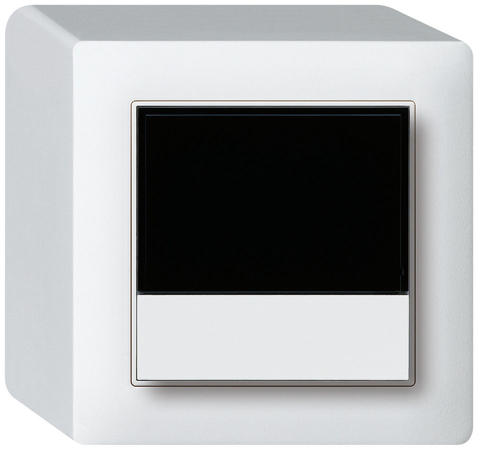 Termostato ambiente AP kallysto bianco KNX s/e-link con tasto