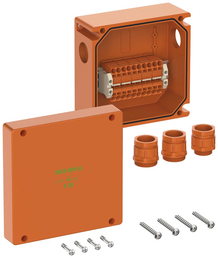 Boîte de dérivation AP Spelsberg WKE 403 SL 200×200mm×110mm IP66 orange