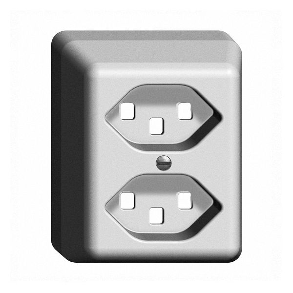 AP-Kappe FH zu 2×T23 weiss