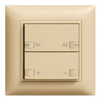 UP-Frontset Universaldimmer Szene 1K/2T ZEP 88×88mm sand