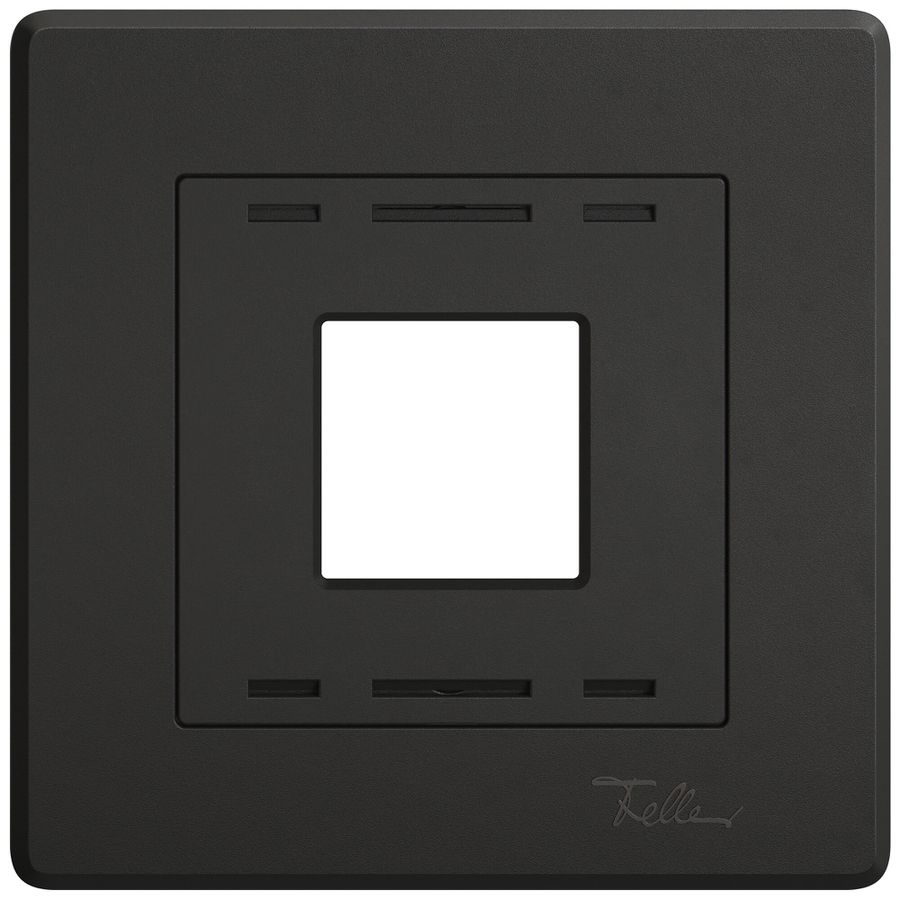 UP-Abdeckset EDIZIO.liv Wiser SNAPFIX® Thermostat schwarz