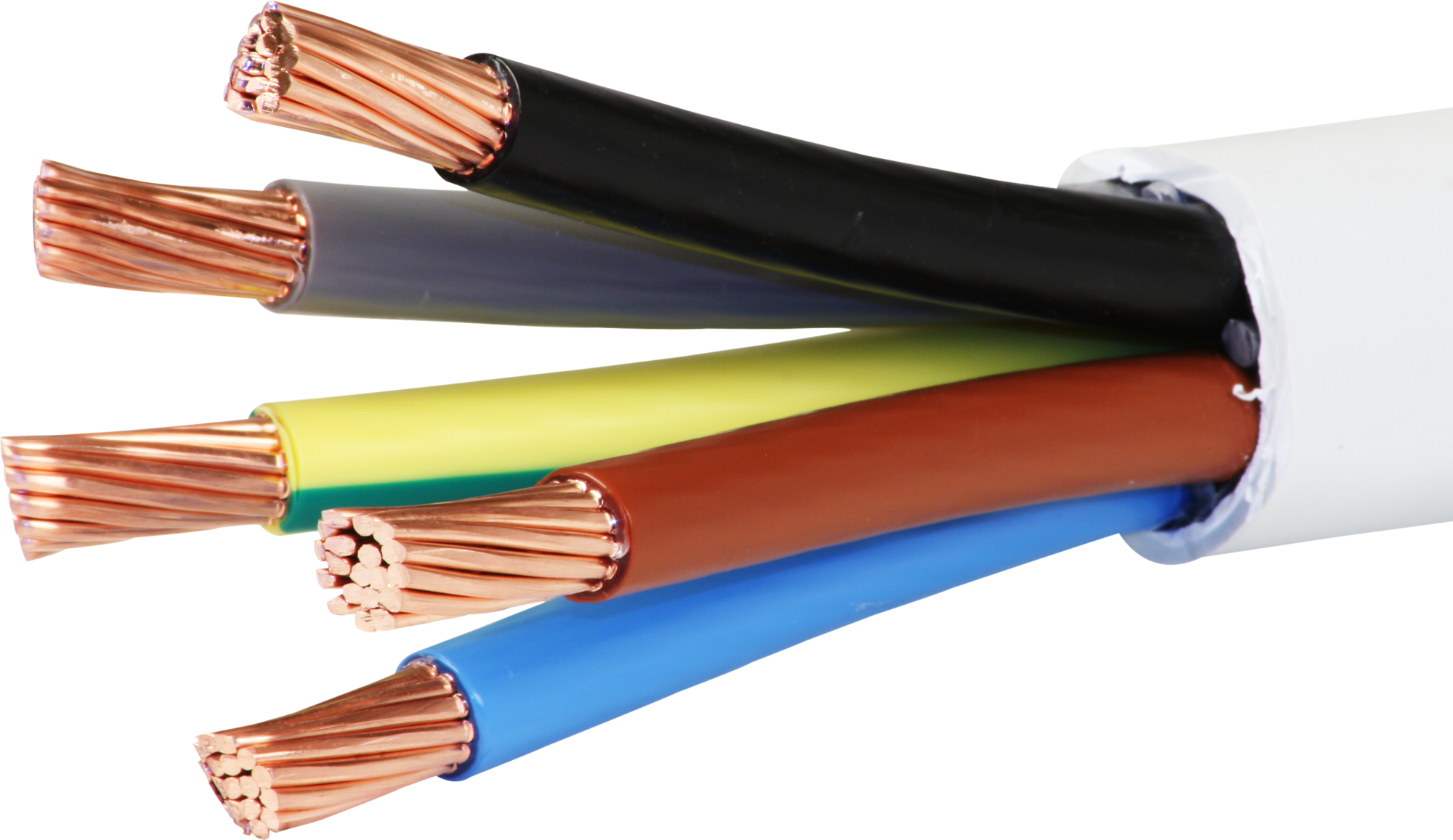 Installationskabel FE0 5×50mm² 3LNPE grau Dca