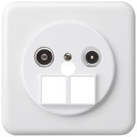 UP-Multimediadose basico TV-R Bauart C 11dB 2GHz weiss