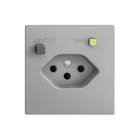 UP-Steckdose EDIZIOdue T13 FI 30mA F, silver
