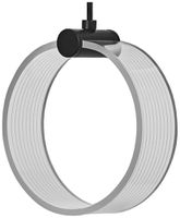 Lampada sospesa LED LEDVANCE Decor Circle 8W 370lm 865 Ø160mm nero