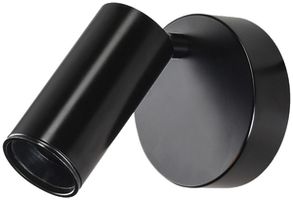 Plafonnier/applique SLV FITU WL 60W socle Ø90mm noir