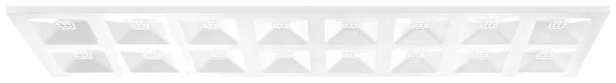 LED-Panelleuchte Sylvania Quadro 1200 34W 4500lm 830 IP40 1195×295mm weiss