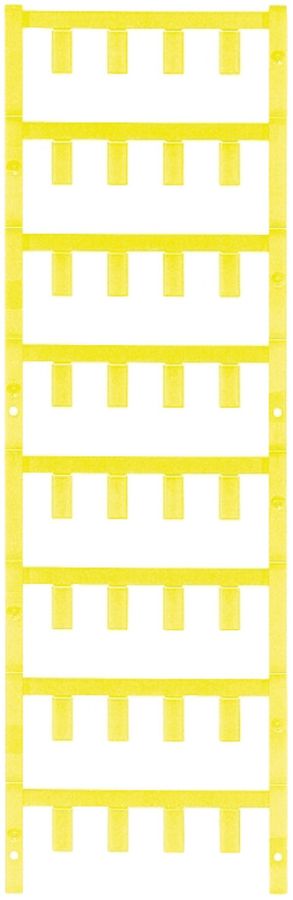 Marcatore di conduttore Weidmüller MultiCard SF p.Ø3.6…6mm 12×5.7mm PA66 giallo