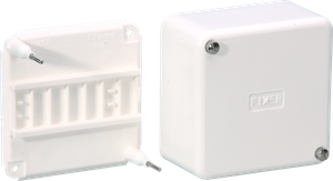 AP-Abzweigdose Fixer 97×97×51 weiss ohne Klemmen