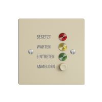 Türstation für Rufleuchte vanille deutsch, EDIZIOdue