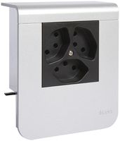 Geräteträger Hager für SL20055 Dekor Aluminium, 3×T13