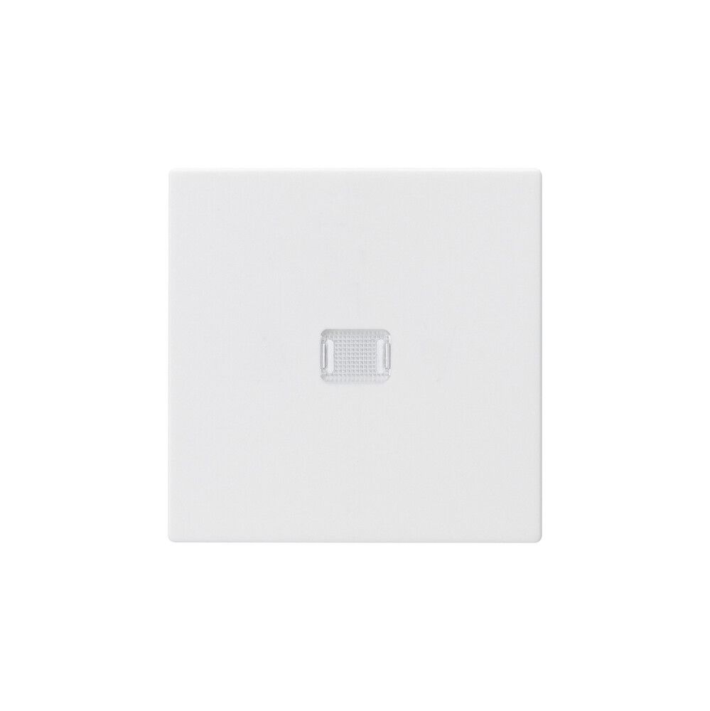 Druckknopf gross kallysto weiss 1-teilig mit Linse