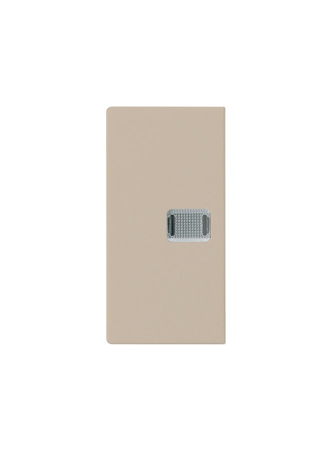 Doppel-Druckknopf kallysto beige für 1 Linse