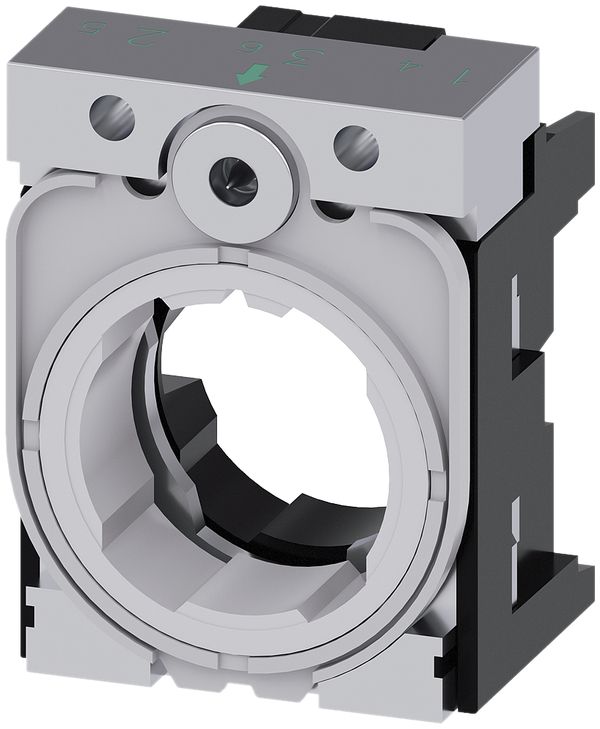 Porte-module Siemens SIRIUS ACT pour 3 modules, métal, vide