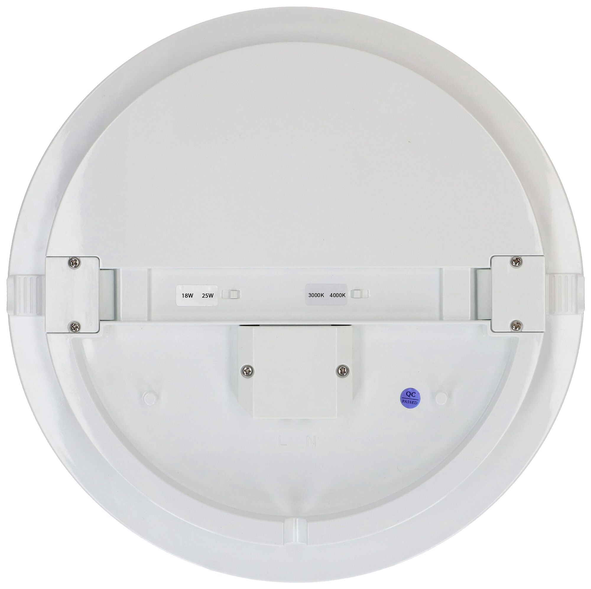 Plafonnier/applique LED MAX HAURI FLAT CCT 33 25W 3000/4000K IP54 bc