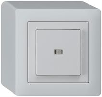 AP-Leuchtdrucktaster kallysto AR/2L hellgrau