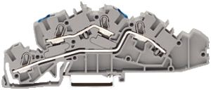 Dreistockklemme WAGO TopJob-S 4mm² N/L grau
