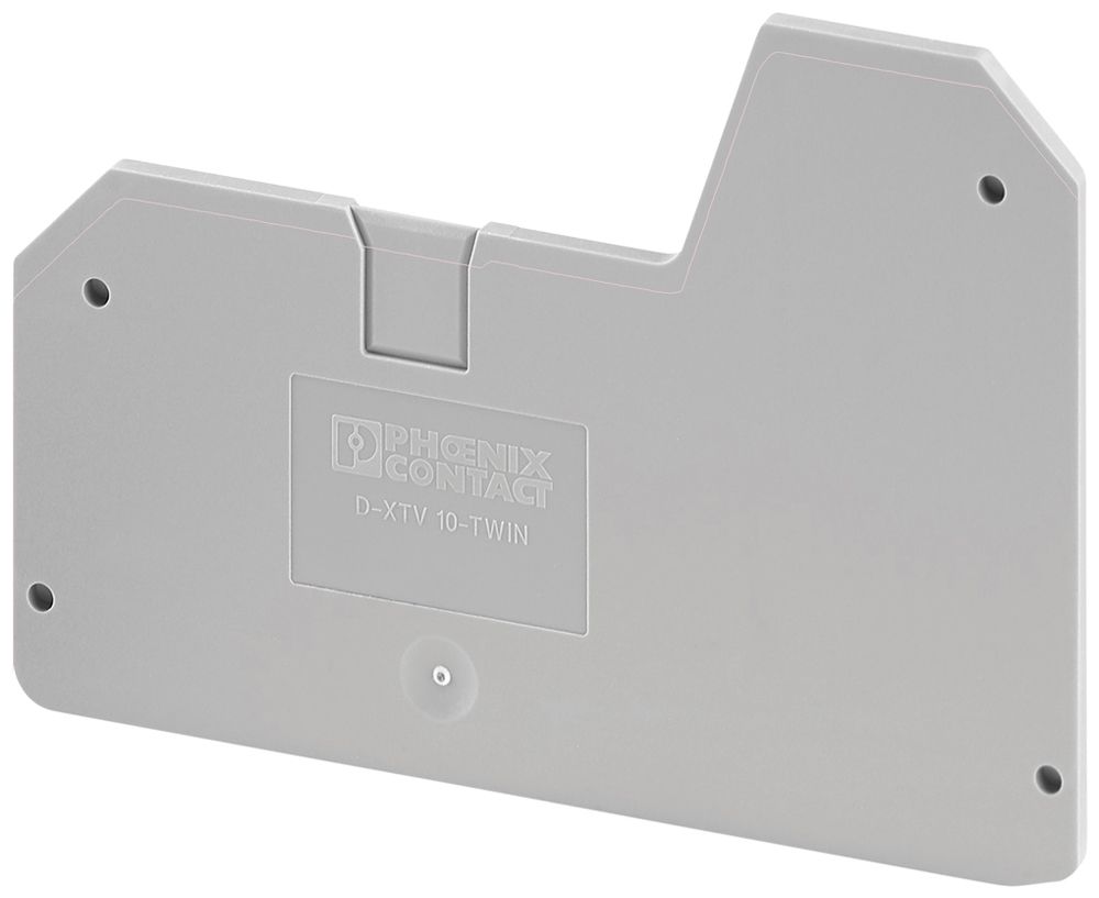 Abschlussdeckel PX D-XTV 10-TWIN 89.1×2.2×62.3mm grau