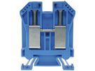 Borne de passage joignable WZ Ex 25…50mm² 125A 1000V vis 2×1 rail DIN 35mm bl