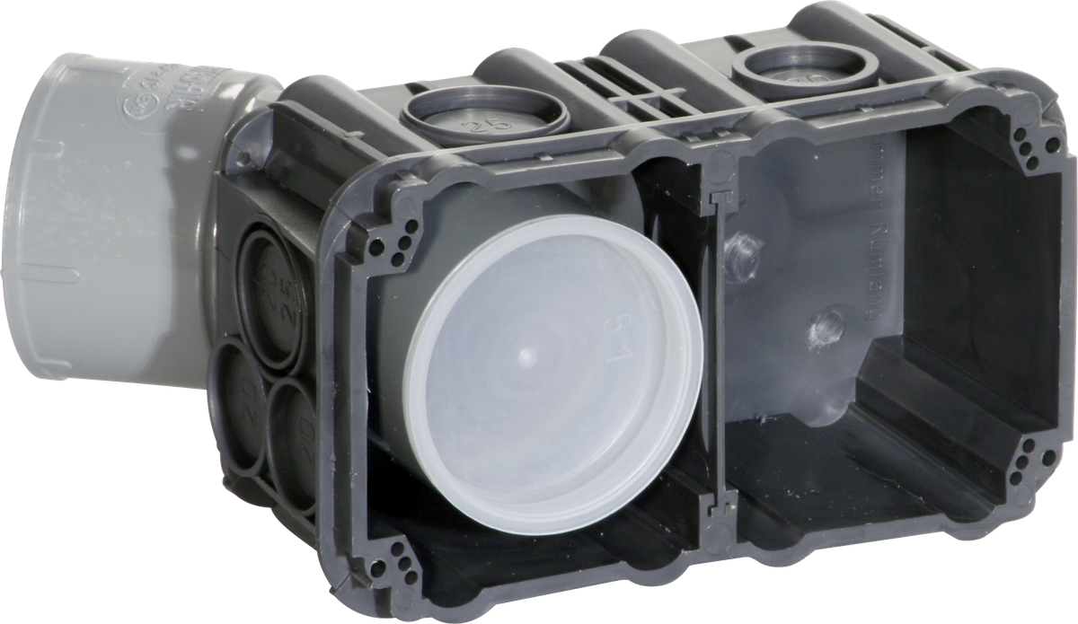 Prise pour coffrage 50mm 2 pièces