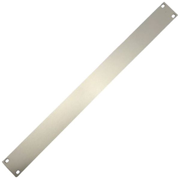 Plaque d'obturation 19" Schneikel 1UH, Aluminium anodisé