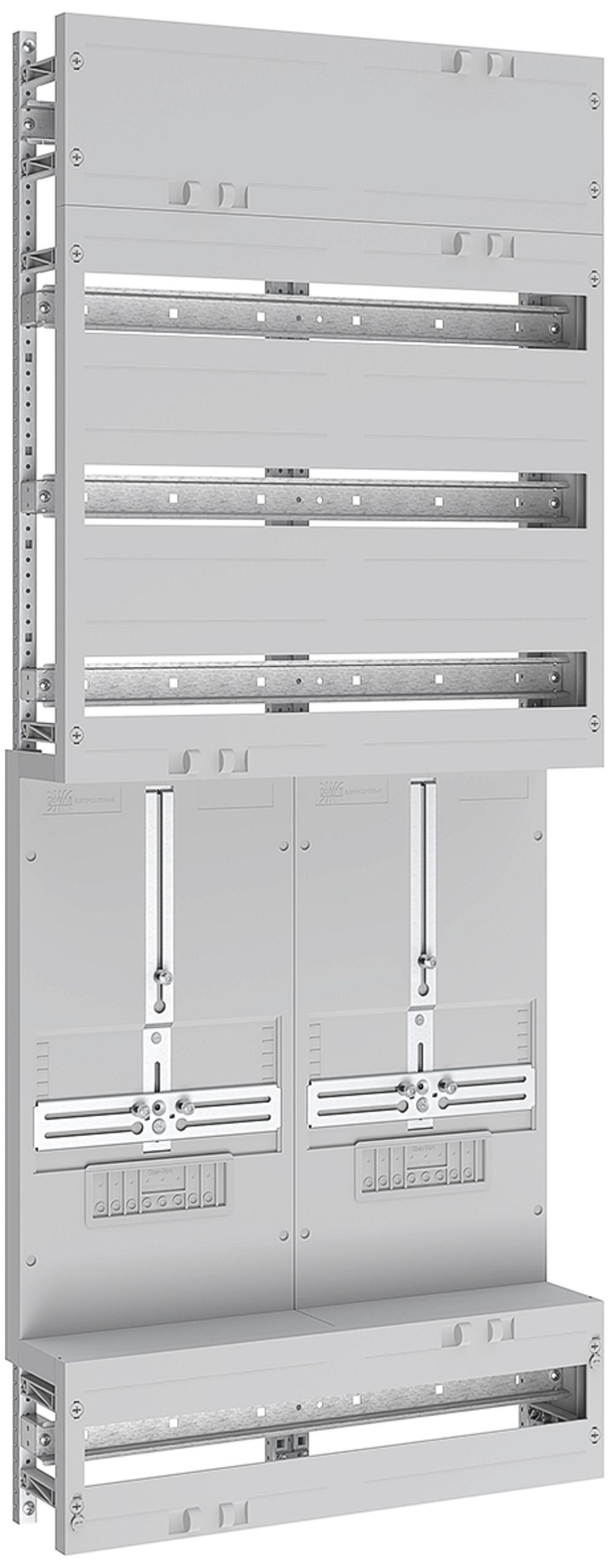 Montant complet SE Prisma XS 2 tableaux compt.2 parts 8 rangées 500×1200mm