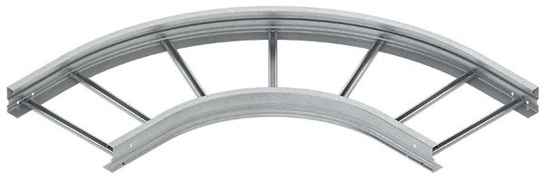 Bogen 90° Niedax für WSL, 105×600mm, ungelocht, Stahl, feuerverzinkt