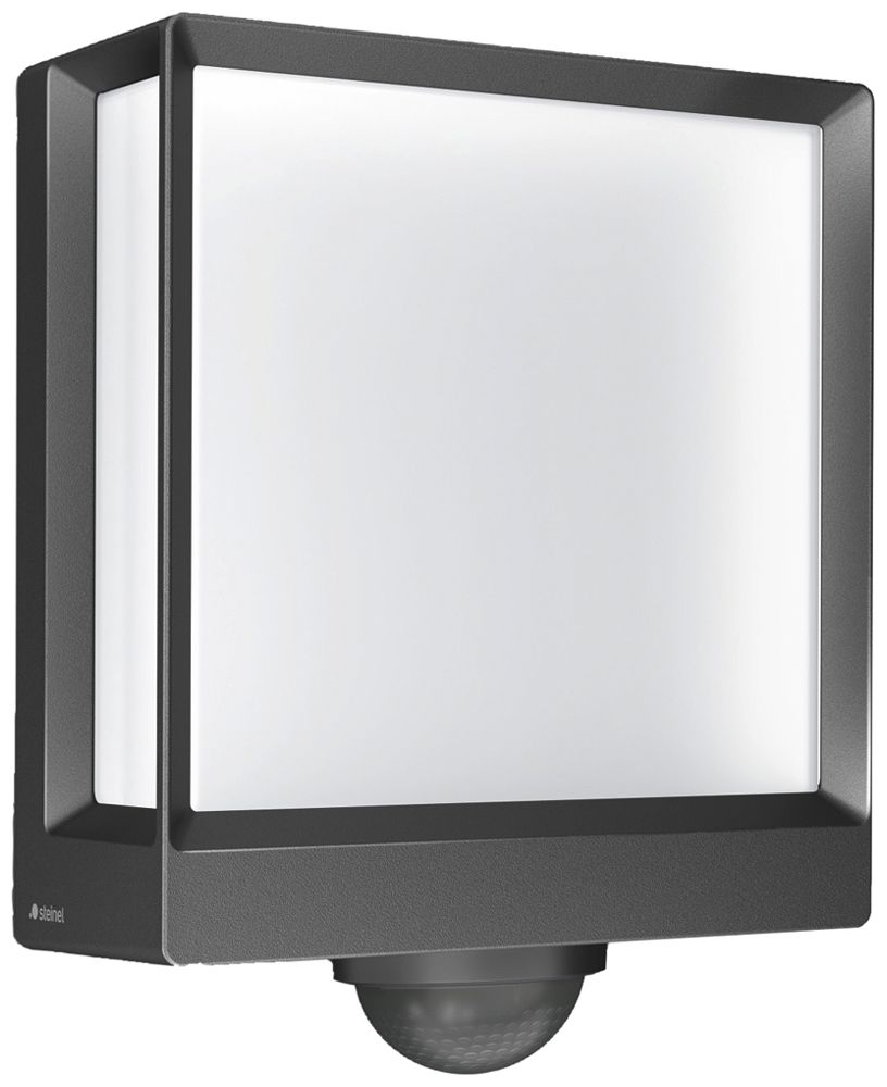 LED-Wandleuchte Steinel L 40 SC 12.9W 1057lm 3000K IP54 mit Sensor anthrazit