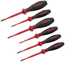 Schraubenzieher-Set CIMCO SLIM, 4×PZ, 3×0.5×100mm 3.5×0.6×100mm, VDE, 10 000V